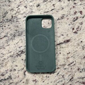 Green Silicone Phone Case for 14 Plus